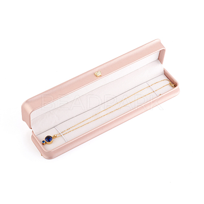 PU Leather Bracelet Necklace Gift Boxes LBOX-L005-H02-1