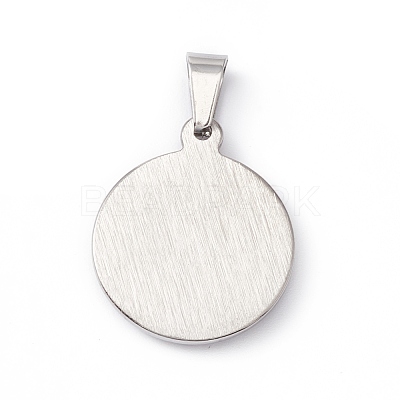 Non-Tarnish 304 Stainless Steel Pendants STAS-A062-17P-1