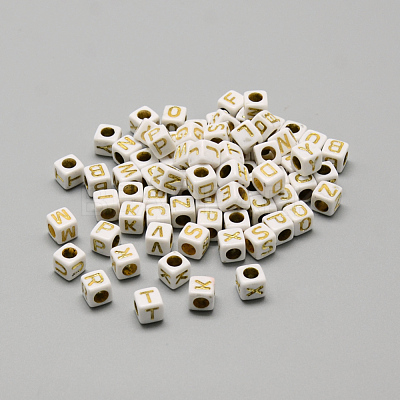 Plating Acrylic Beads X-SACR-S297-09-1