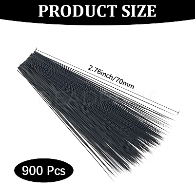 900Pcs Plastic Simulated Animal Whiskers for Crafts Needle Felting DIY-CY0002-72A-1