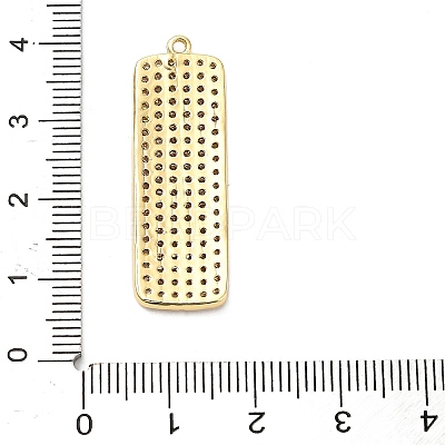 Brass Micro Pave Cubic Zirconia Pendants KK-L229-032G-1