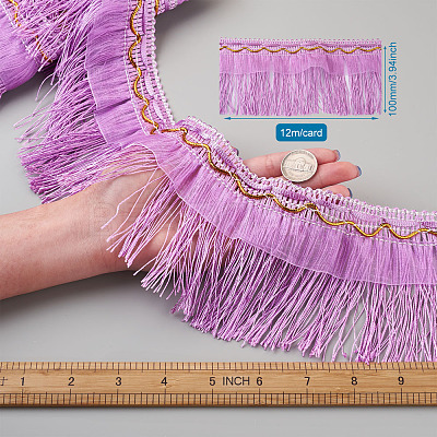 Polyester Tassel Fringe Trimming OCOR-TAC0008-21C-1