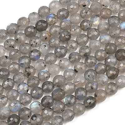 Natural Labradorite Beads Strands G-O176-04B-1