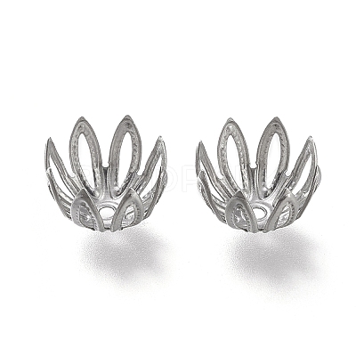 Non-Tarnish 304 Stainless Steel Fancy Bead Caps LS-STAS-K194-17P-1