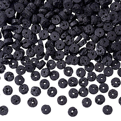 2 Strands Natural Lava Rock Beads Strands G-GO0001-53-1