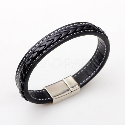 Imitation Leather Cord Bracelets BJEW-N0011-029B-1