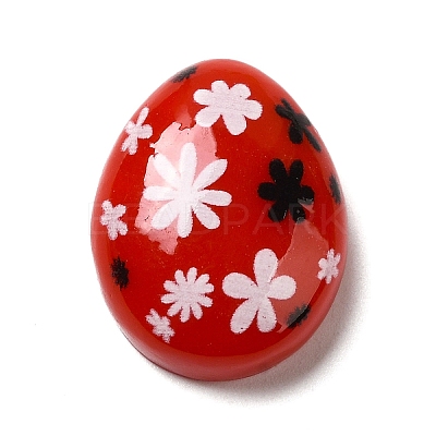 Easter Cartoon Opaque Resin Cabochons RESI-Q223-02A-1