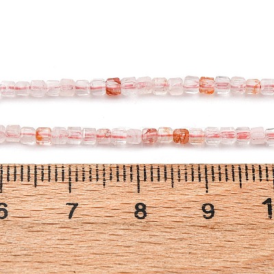 Natural Ferruginous Quartz Beads Strands G-B142-C01-2x2mm-1