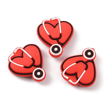 Hospital Theme Food Grade Eco-Friendly Silicone Beads SIL-WH0002-37B-1