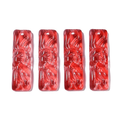 Baking Paint Glass Pendants GLAA-S202-16G-1