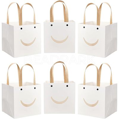 Funny Craft Paper Handbags CARB-WH0018-02B-1