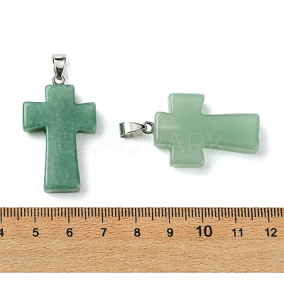 Natural Green Aventurine Pendants GG-K002-11L-1