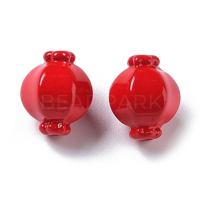 Spray Painted Alloy Bead PALLOY-H134-46-1