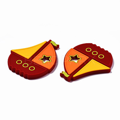 Food Grade Eco-Friendly Silicone Focal Beads SIL-N002-15E-1