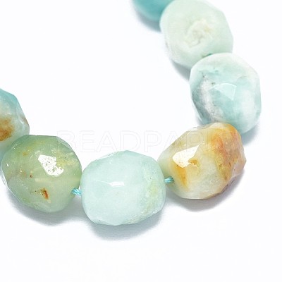Natural Amazonite Beads Strands G-F632-18-1