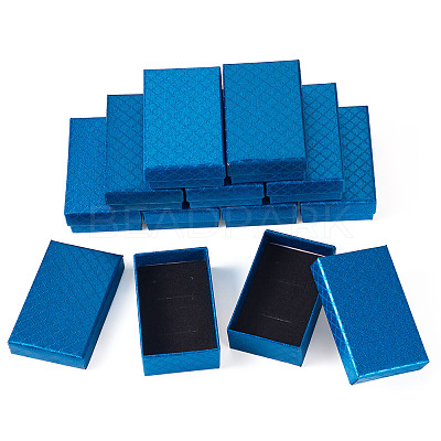 Rectangle Cardboard Paper Jewelry Box CON-TAC0015-01E-1