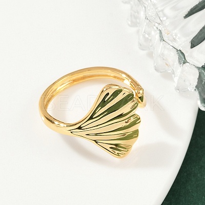 Brass Adjustable Cuff Rings for Women RJEW-B132-01B-P-1