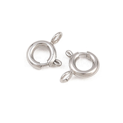 304 Stainless Steel Spring Gate Rings STAS-P437-11P-1