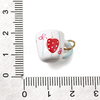 Printed 304 Stainless Steel Pendants SA-CBA59B8-09E-G-1