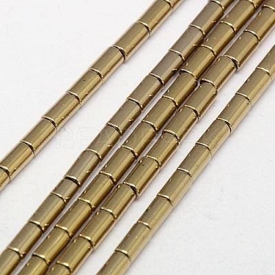 Electroplate Non-magnetic Synthetic Hematite Beads Strands G-J162-C-01-1
