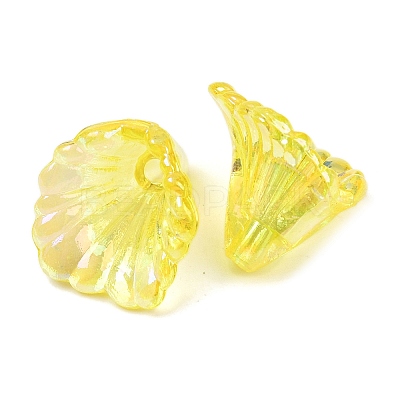 Transparent Acrylic Bead Caps OACR-G054-03E-1