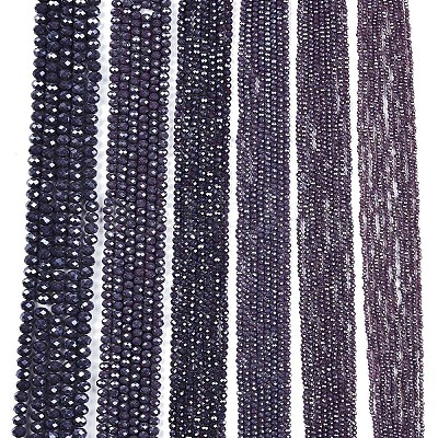 Electroplate Glass Beads Strands EGLA-A044-P6mm-A11-1