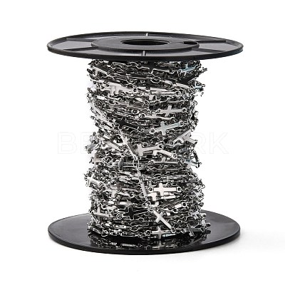 Tarnish Resistant 304 Stainless Steel Link Chains CHS-K001-68-1