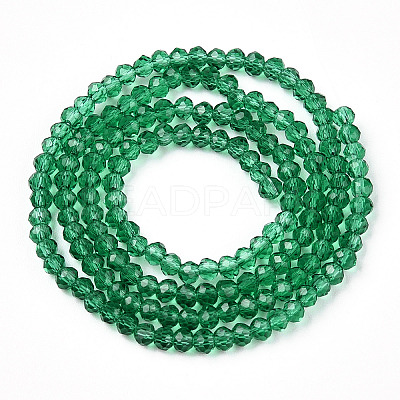 Glass Beads Strands EGLA-A034-T6mm-D18-1