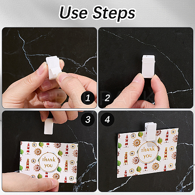 Rectangle Acrylic Clips FIND-WH20008-40B-1
