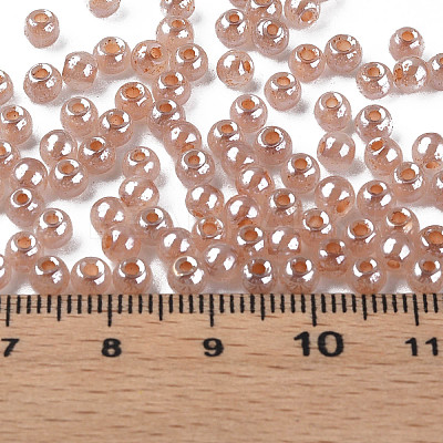6/0 Imitation Jade Glass Seed Beads X1-SEED-N004-006-04-1
