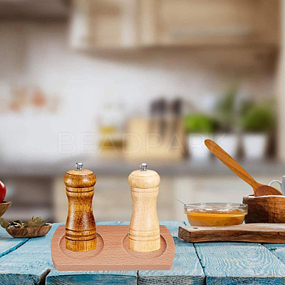 Wood Pepper Grinder Holder DJEW-WH0034-81A-1