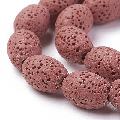 Natural Lava Rock Beads Strands G-F671-03A-07-1