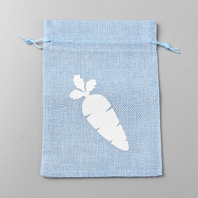 Easter Cloth Storage Pouches ABAG-WH0048-03B-04-1