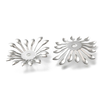 304 Stainless Steel Bead Caps X1-STAS-B087-10H-P-1