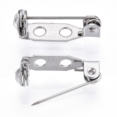 Non-Tarnish 304 Stainless Steel Pin Brooch Back Bar Findings STAS-Q184-04A-1