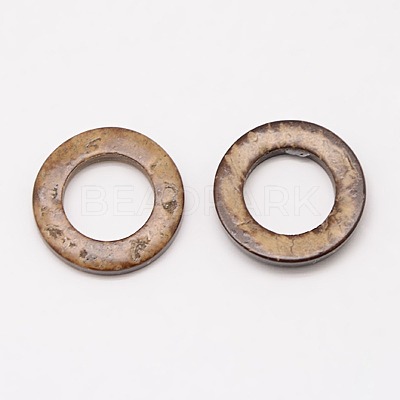 Wood Jewelry Findings Coconut Linking Rings X-COCO-O006C-12-1