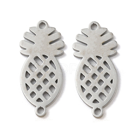 304 Stainless Steel Connector Charms STAS-P344-06P-1