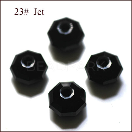 Imitation Austrian Crystal Beads SWAR-F083-4x6mm-23-1