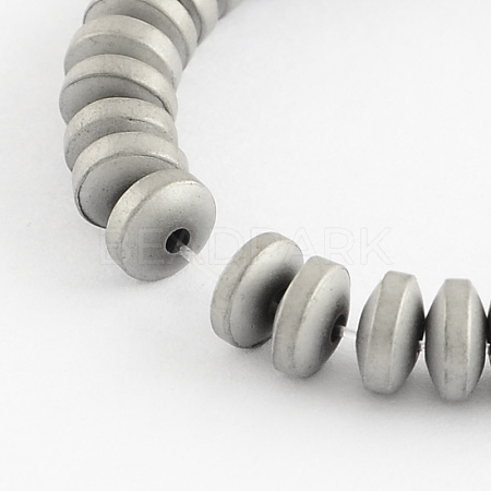 Electroplate Non-magnetic Synthetic Hematite Beads Strands G-R210-01-1
