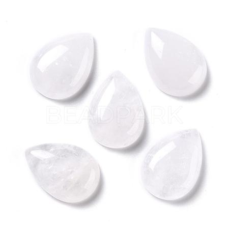 Natural Quartz Crystal Cabochons G-E491-B-22-1