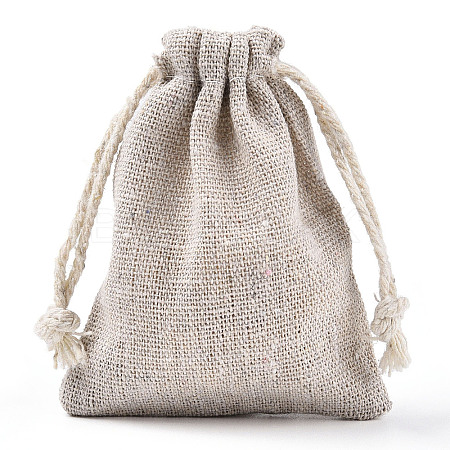 Cotton Packing Pouches Drawstring Bags ABAG-R011-7x9-1