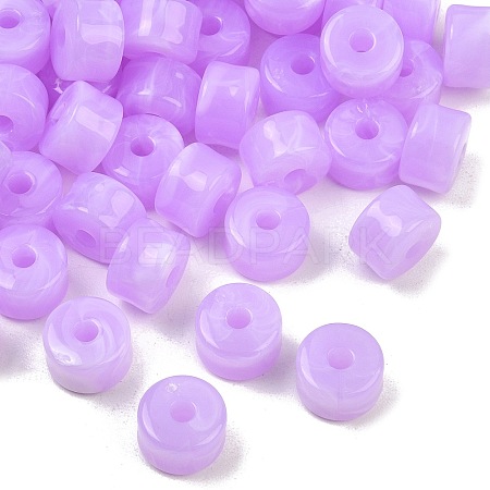 Opaque Acrylic Imitation Gemstone Beads AC-CBA3EFE-02O-1