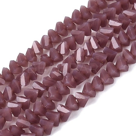 Opaque Glass Beads Strands GLAA-N019-3mm-13-1