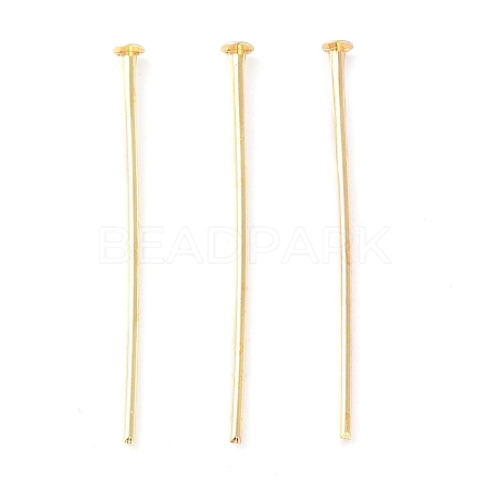 Brass Flat Head Pins KK-N254-47C-G-1