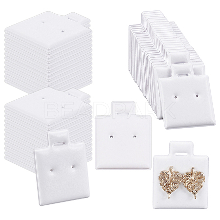 PVC Earring Organizer Display Stands for Jewelry Display Rack EDIS-WH0011-06C-1