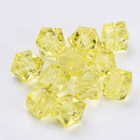 Transparent Acrylic Beads TACR-Q259-8mm-V21-01-1