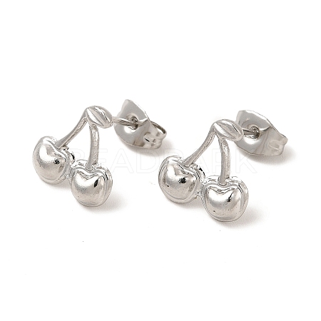 Non-Tarnish 304 Stainless Steel Stud Earrings for Women EJEW-I281-40P-1