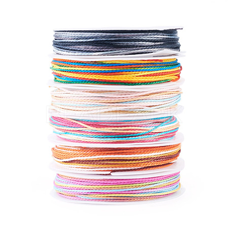 40.8M 6 Colors Waxed Polyester Cords YC-TA0001-25-1