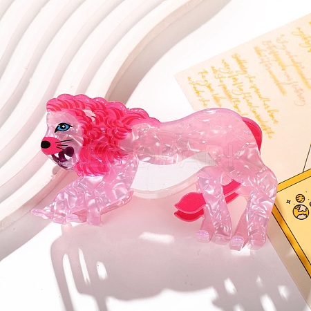 Cellulose Acetate Claw Hair Clips PW-WGB671F-02-1