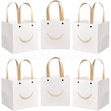 Funny Craft Paper Handbags CARB-WH0018-02B-1